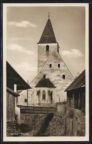 AK Vorau, Blick zur Kirche