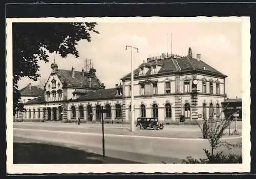 AK Rastatt, Ortspartie am Bahnhof