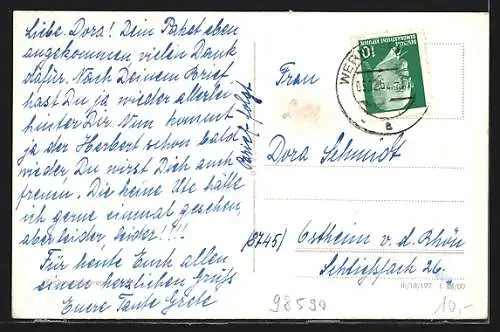 AK Wernshausen /Werra, Am Müttererholungsheim