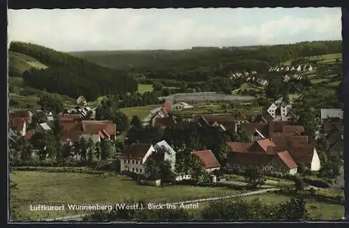 AK Wünnenberg /Westf., Blick ins Aatal