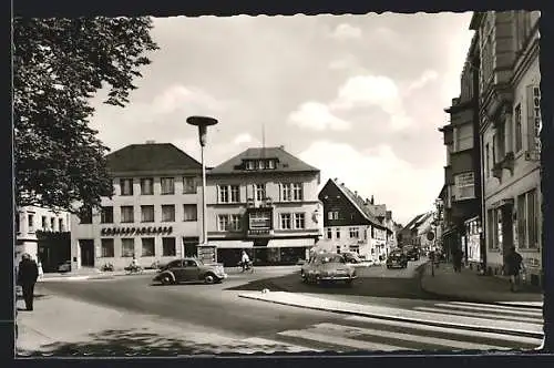 AK Lage i. Lippe, Autos am Marktplatz