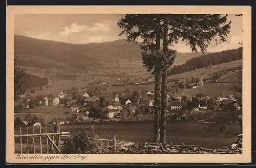 AK Eisenstein, Ortsansicht gegen Spitzberg