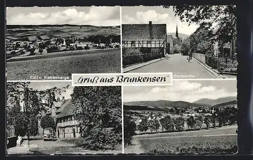 AK Brunkensen, Dorfstrasse, Ortspartien