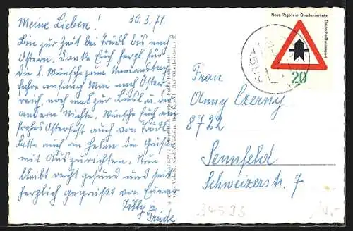 AK Niederbeisheim /Bez. Kassel, Teilansichten mit Strassenpartie