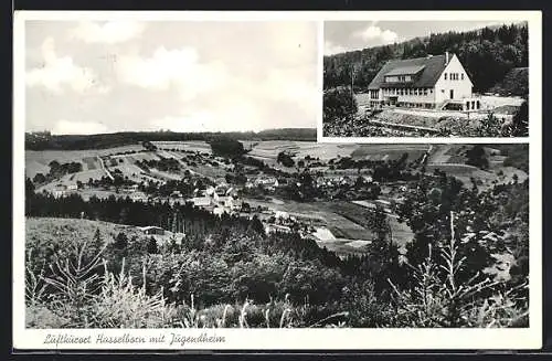 AK Hasselborn, Ortsansicht mit Jugendheim