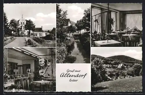 AK Allendorf / Eder, Hotel-Gasthaus Schäfer