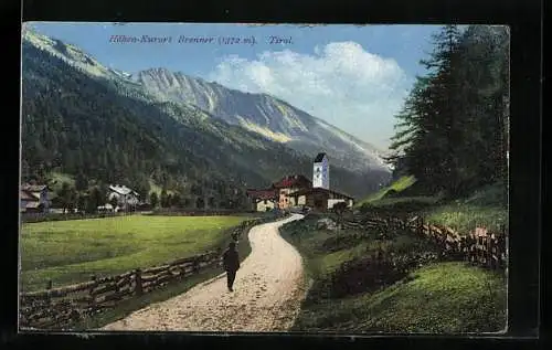AK Brenner, Höhen-Curort mit Kirche