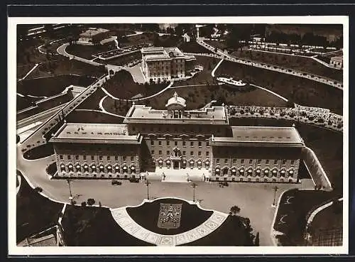 AK Città del Vaticano, Palazzo del Governatorato visto dalla cupola