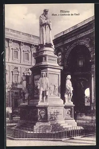 AK Milano, Monumento a Leonardo da Vinci