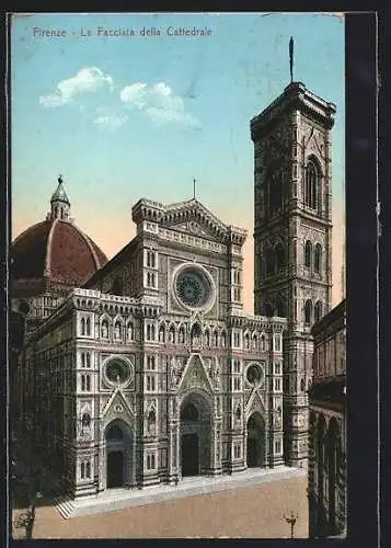 AK Firenze, La Facciata della Cattedrale