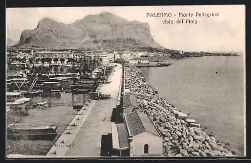 AK Palermo, Monte Pellegrino visto dal Molo