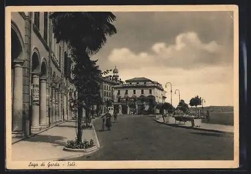 AK Salò /Lago di Garda, Albergo Metropoli