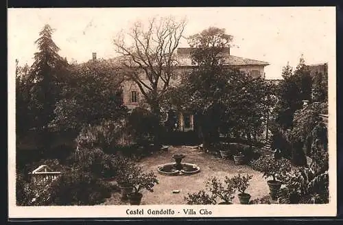 AK Castel Gandolfo, Villa Cibo