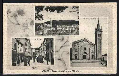 AK Zocca, Staz. climatica, Chiesa Parrochhiale, Via M. Tesi
