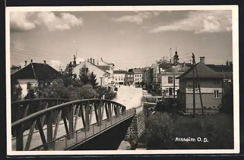 AK Altheim, Partie mit Brücke