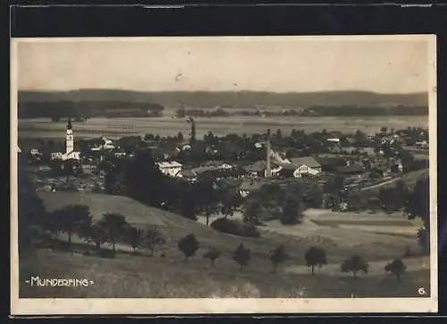 AK Munderfing, Gesamtansicht vom Hügel aus