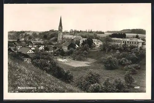 AK Mauerkirchen, Totalansicht vom Ort