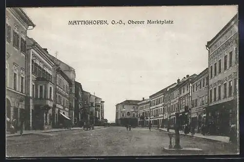 AK Mattighofen /O.-Ö., Partie am Oberen Marktplatz