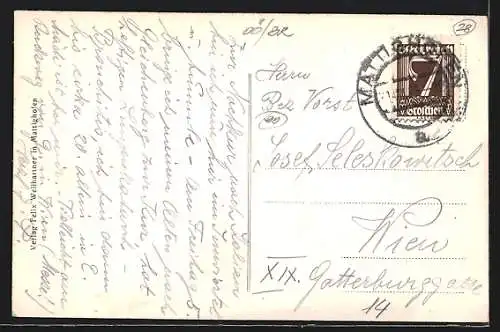 AK Mattighofen /O.-Ö., Partie am Oberen Marktplatz