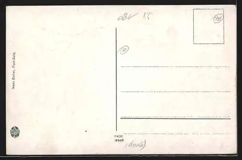 AK Braunau am Inn, Strassenpartie mit Kirche