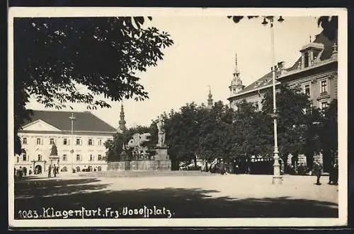 AK Klagenfurt, Blick auf den Franz Josefplatz