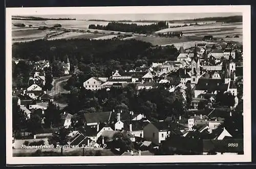 AK Zwettl a. Kamp, Panorama aus der Vogelschau