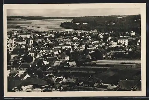 AK Zwettl am Kamp, Blick über die Dächer