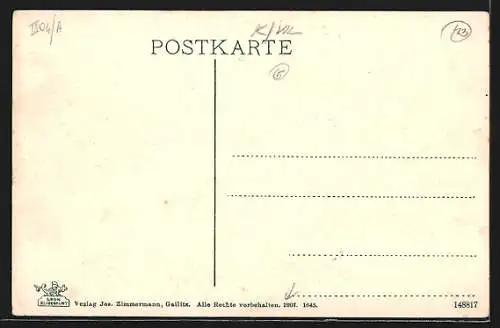 AK Arnoldstein, Ortsansicht mit Ruine und Dobratsch