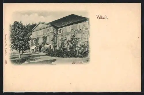 AK Villach, Warmbad im Sonnenschein