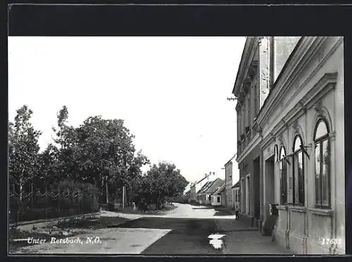 AK Unter Retzbach, Strassenpartie