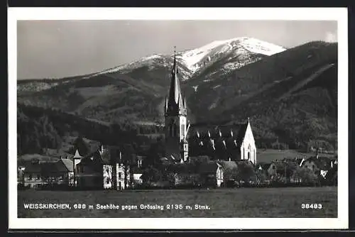 AK Weisskirchen in Steiermark, Kirche gegen Grössing