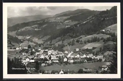 AK Oberzeiring, Teilansicht mit Kirche