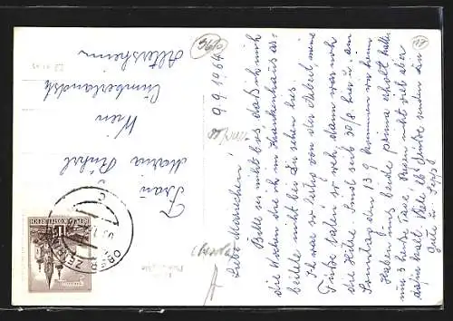 AK Oberzeiring /Stmk., Teilansicht mit Kirche