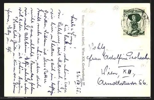 AK Mattighofen /O.-Ö., Ortspartie mit Kirche