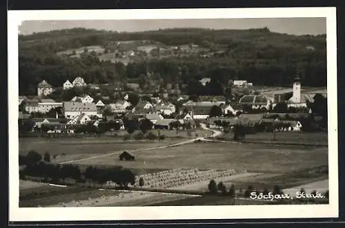 AK Söchau /Stmk., Teilansicht mit Kirche