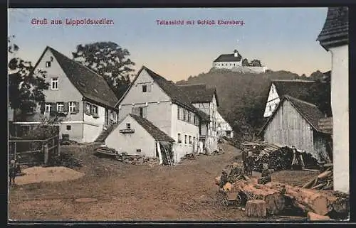 AK Lippoldsweiler, Teilansicht mit Schloss Ebersberg