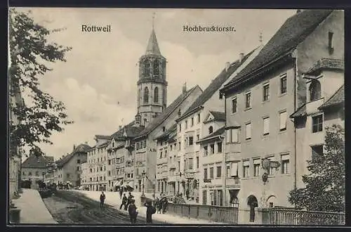 AK Rottweil, Partie an der Hochbrucktorstr.