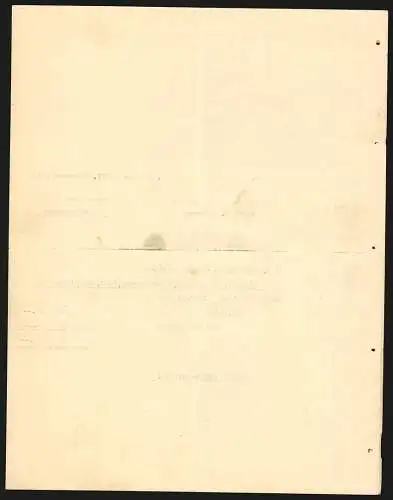 Rechnung Göppingen 1911, W. Speiser, Fabrik landwirtschaftlicher Maschinen, Ansicht vom Betrieb aus der Vogelschau