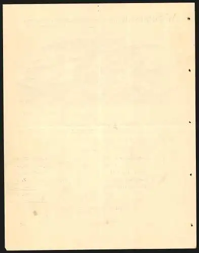 Rechnung Göppingen 1909, W. Speiser, Fabrik landwirtschaftlicher Maschinen, Der Betrieb aus der Vogelschau