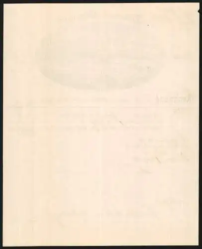 Rechnung Göppingen 1891, Heilanstalt, Gesamtansicht des Geschäftsgeländes