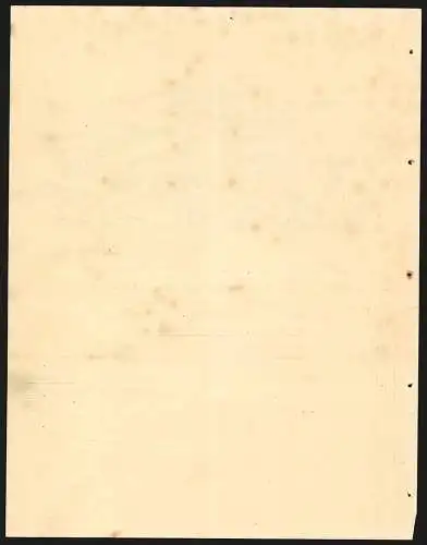 Rechnung Göppingen 1910, W. Speiser, Fabrik landwirtschaftl. Maschinen, Gesamtansicht der Fabrikanlage mit Gleisanlage