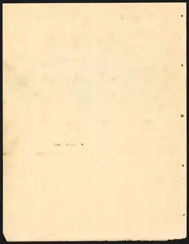 Rechnung Göppingen 1910, W. Speiser, Fabrik landwirtschaftl. Maschinen, Gesamtansicht der Fabrikanlage mit Lagerplätzen