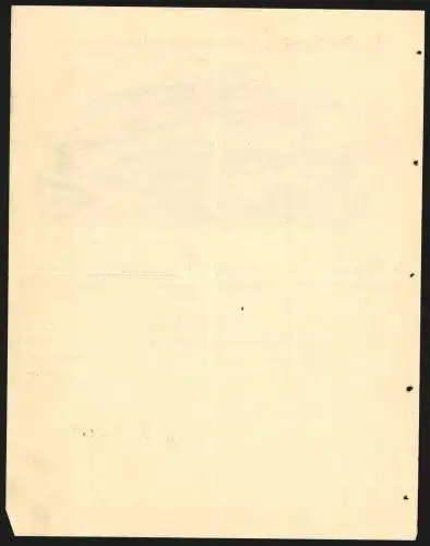 Rechnung Göppingen 1909, W. Speiser, Fabrik landwirtschaftl. Maschinen, Gesamtansicht der Fabrikanlage