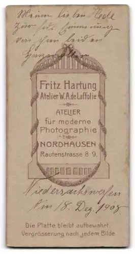 Fotografie Fritz Hartung, Nordhausen, Rautenstr. 8-9, Portrait Hübsche Schwestern mit Haarschleifen