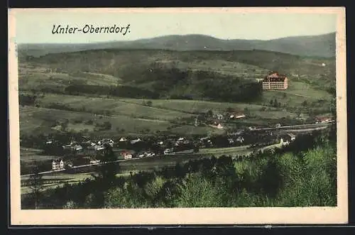 AK Maria Anzbach, Unter-Oberndorf, Ortsansicht mit Umgebung