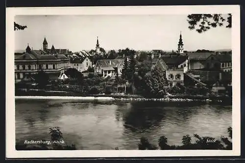 AK Radkersburg, Totalansicht mit Flusspartie