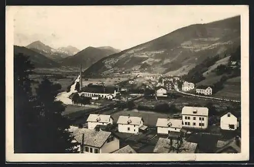AK Selztal /Steiermark, Panorama mit Ort und Gebirge