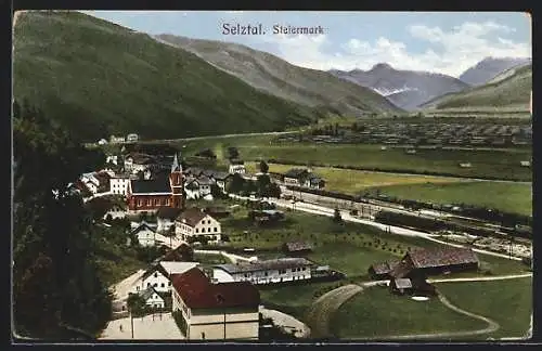 AK Selztal, Panorama mit Bahnstrecke