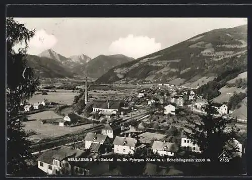 AK Selzthal, Neulassing, Ortsansicht mit Fabrik