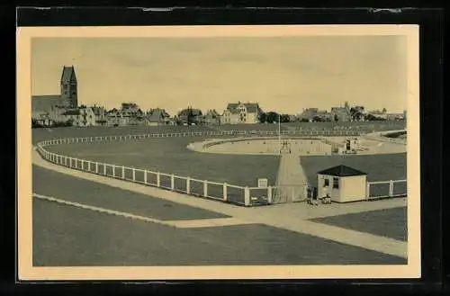 AK Cuxhaven, Teilansicht mit Sportbad